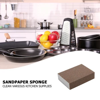 

4pcs Classic Polishing Sanding Sponge Block Pad Set Sandpaper Assorted Abrasive Household Kitchen Accessaries Supplies Parts