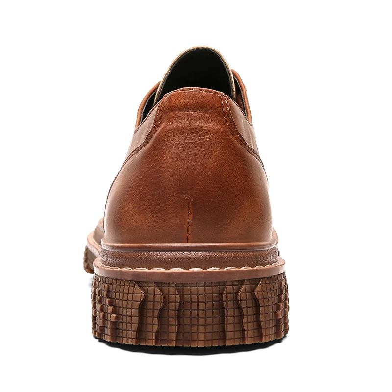 Мужские оксфорды; Роскошные брендовые нарядные туфли для мужчин; итальянские Модные мужские офисные туфли; кожаная повседневная обувь в деловом стиле;% 7703
