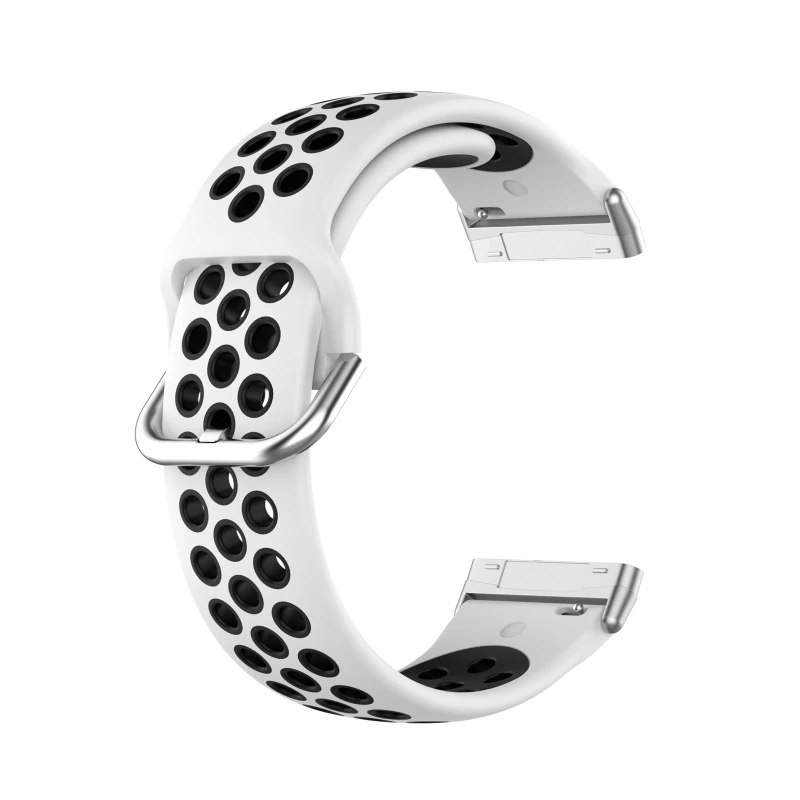 

Silicone Replacement Double Color Watch Band Strap For -Fitbit Versa 3 Sense