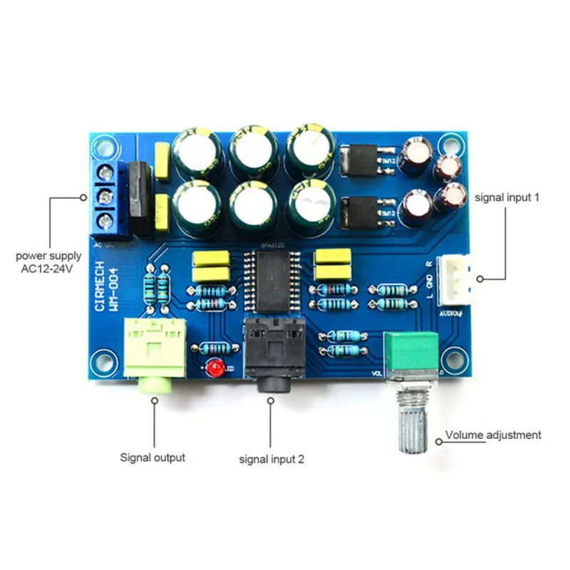 TPA6120 усилитель для наушников плата HIFI TPA6120A2 энтузиаст наушники AMP Amplificador нулевой шум Diy