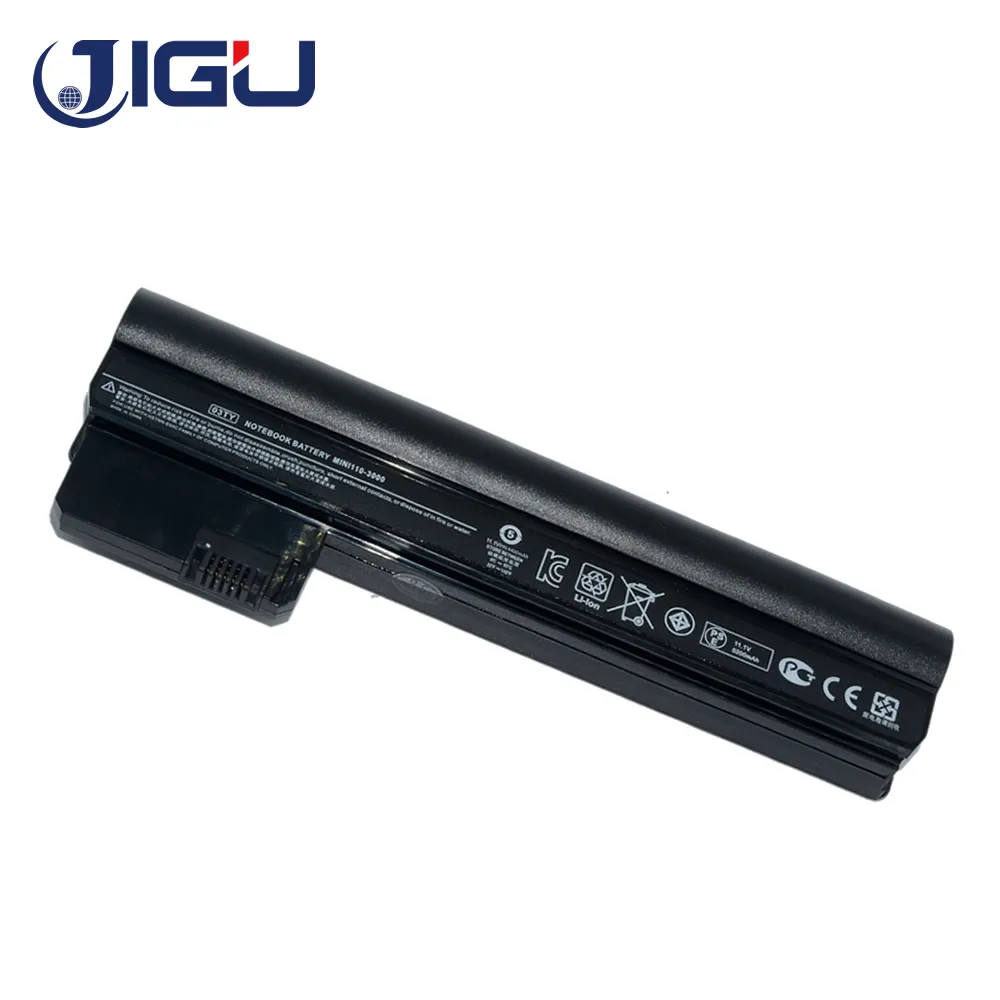 Аккумулятор JIGU для ноутбука hp MINI 110 3100 серии 3000sb 3000sd 3000tu 3025TU COMPAQ CQ10 500Mini 3000|battery for