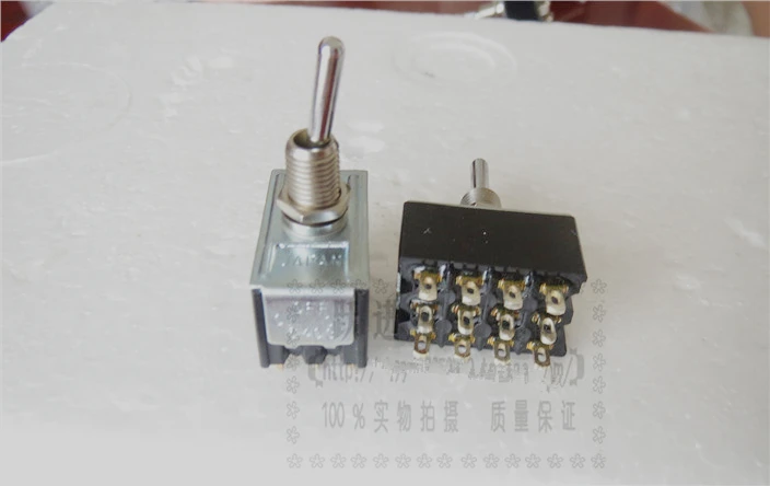 Оригинальный Новый кнопочный переключатель 100% P1L0T 6403 3A250V 6A125V 12-контактный 3-х