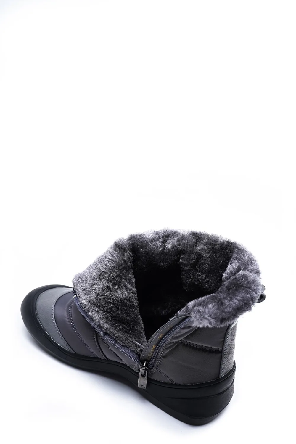 MORAZORA/теплые зимние ботинки женские теплые хлопковые ботинки на молнии с густым мехом однотонная повседневная обувь зимние женские ботильоны