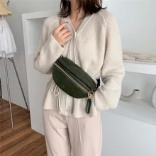 Новая женская сумка на молнии, кожаная сумка на пояс, спортивная сумка на ремне нагрудная сумка для девочек, повседневная Сумочка для телефона#40