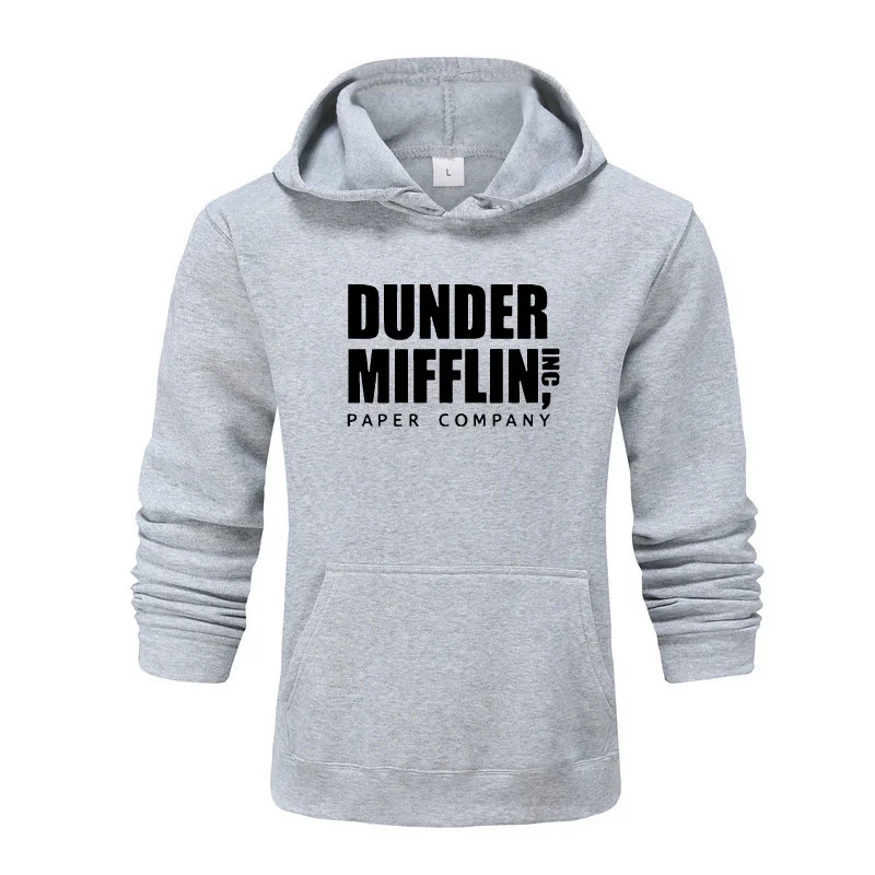 Dander Mifflin, худи, офисная толстовка, мужская, woemn, флисовая, с капюшоном, paper inc., унисекс, moletom feminino, Мужская толстовка, sudadera hombre