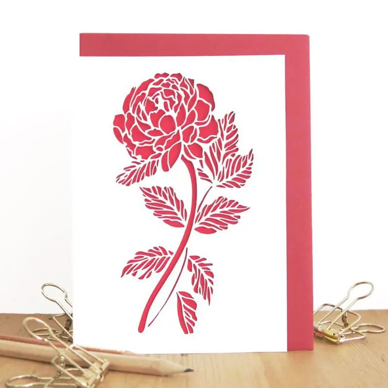 

Rose Flower Metal Cutting Dies Stencil DIY Scrapbooking Album Stamp Paper Card Embossing Decor Craft