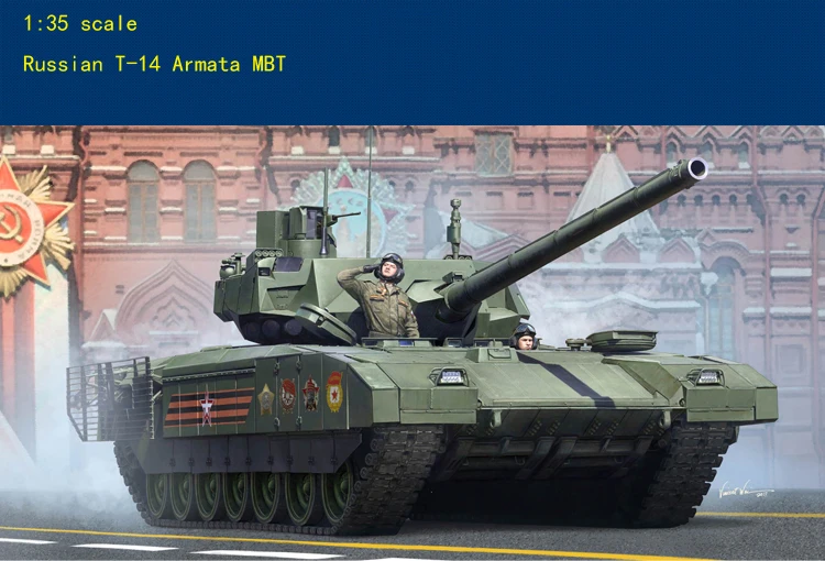 

Russian T-14 Armata main battle tank BMT Military model 1:35 scale