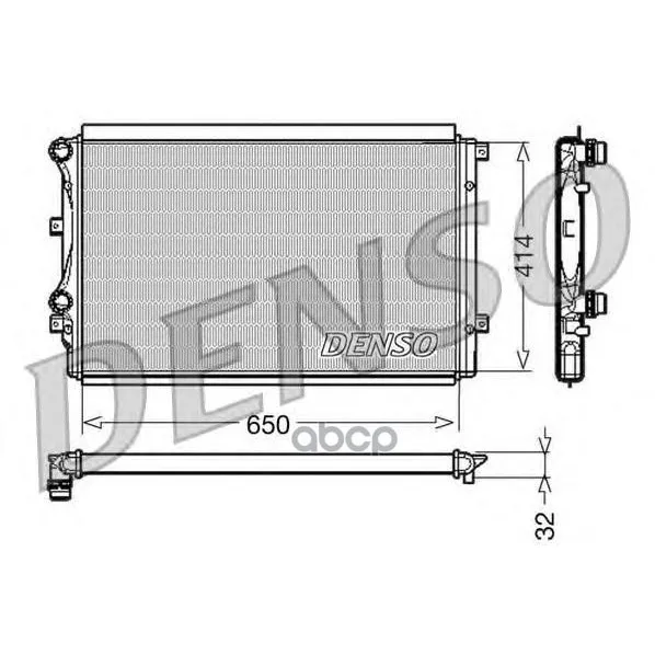 Радиатор Denso арт. DRM32015