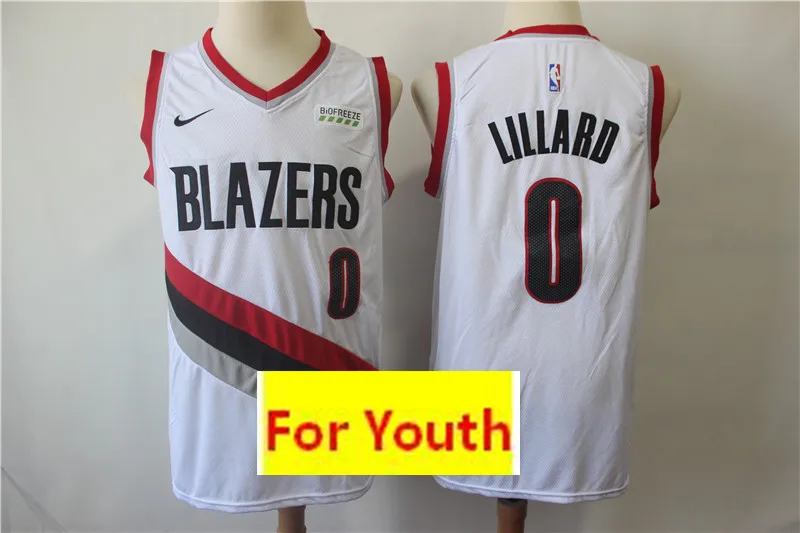 1 Сезон Молодежный baskeball Портленд#0 Damian Lillard#3 c. J. McCollum детская Майки - Цвет: 1