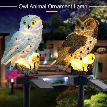 

Durable Solar Lawn Lamp Landscape Lights Home Path Light Garden Eco-Friendly Owl Animal Lawn Light Dragonfly Hummingbird