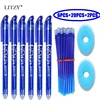 28Pcs/Lot Erasable Pen Set Washable Handle Blue Black Ink Writing Gel Pens for School Office Stationery Supplies Exam Spare ► Photo 1/6