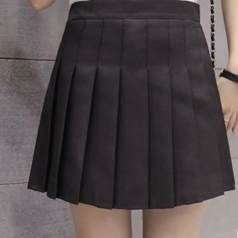 Консервативный Стиль Женская юбка в складку Harajuku клетчатые юбки мини Милая японская школьная форма Женская каваи юбка saia faldas