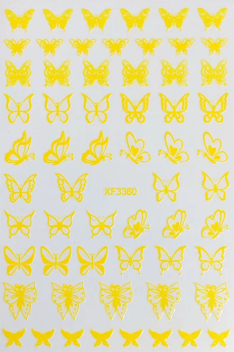 

2020 new 11 mixed color laser manicure stickers