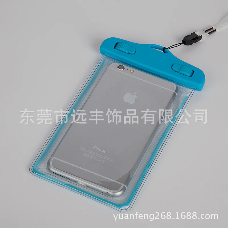 Taobao Tmall ночник водонепроницаемая сумка ПВХ прозрачный водонепроницаемый чехол для телефона АБС зажим Открытый горячие пружины анти-красть мешок