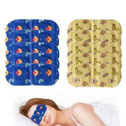 10pcs Cartoon Steam Eye Mask Shading Facial Care Skin To Remove Dark Circles Eliminate Puffiness Fine Lines Wrinkles Anti-Aging