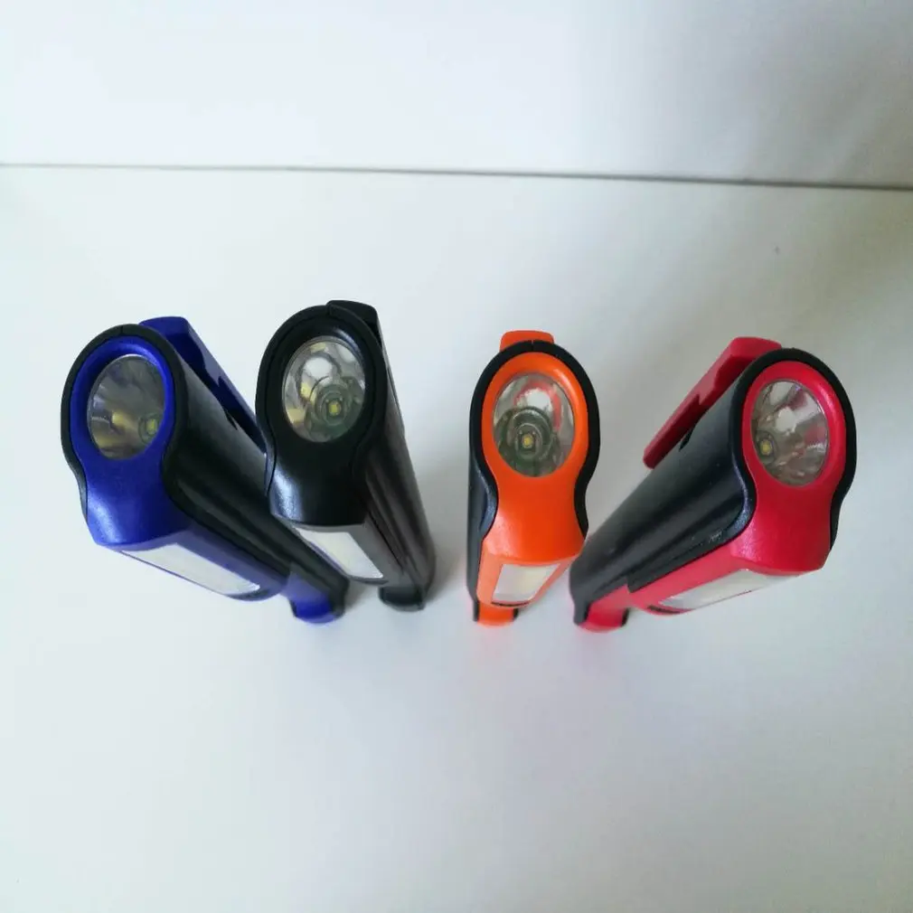 Portable Handheld COB LED Flashlight Multifunction Torch Light Magnetic Working Inspection Lamp Pocket Light USB Charging