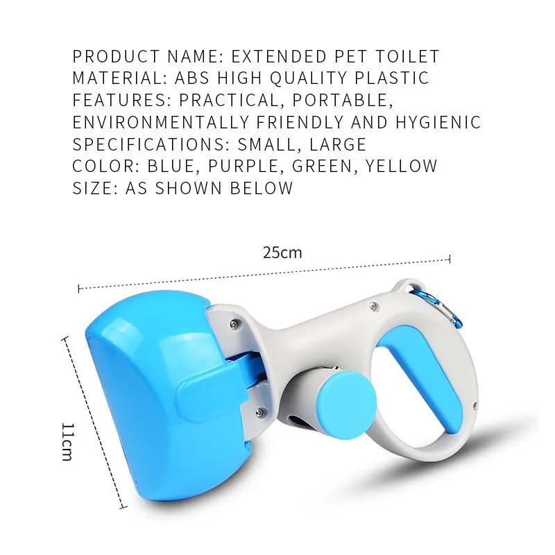 Pet Pooper Scooper с длинной ручкой захват, совок для уборки собачьих экскрементов для уборки животных отходы для собак щенков кошек отходы для уборки er инструменты для уборки на открытом воздухе