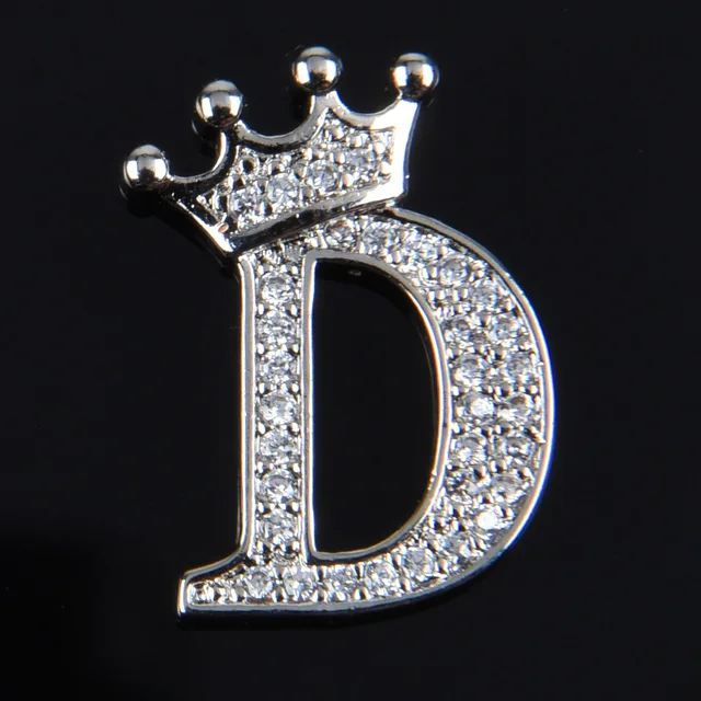 Hot Sale Metal Croc Shoe Charms Crown Letter Bling Rhinestone Shoes Decorations High Quality Butterfly Wristband Accessories g1004