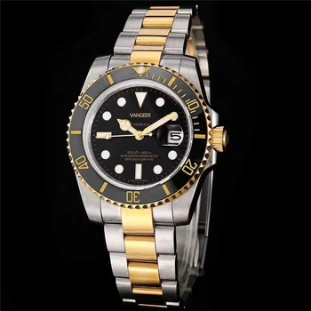 

Quality AAA Stainless steel Swiss luxury brand Business wristwatch customize logo Classic Water ghost Automatic mechanical watch