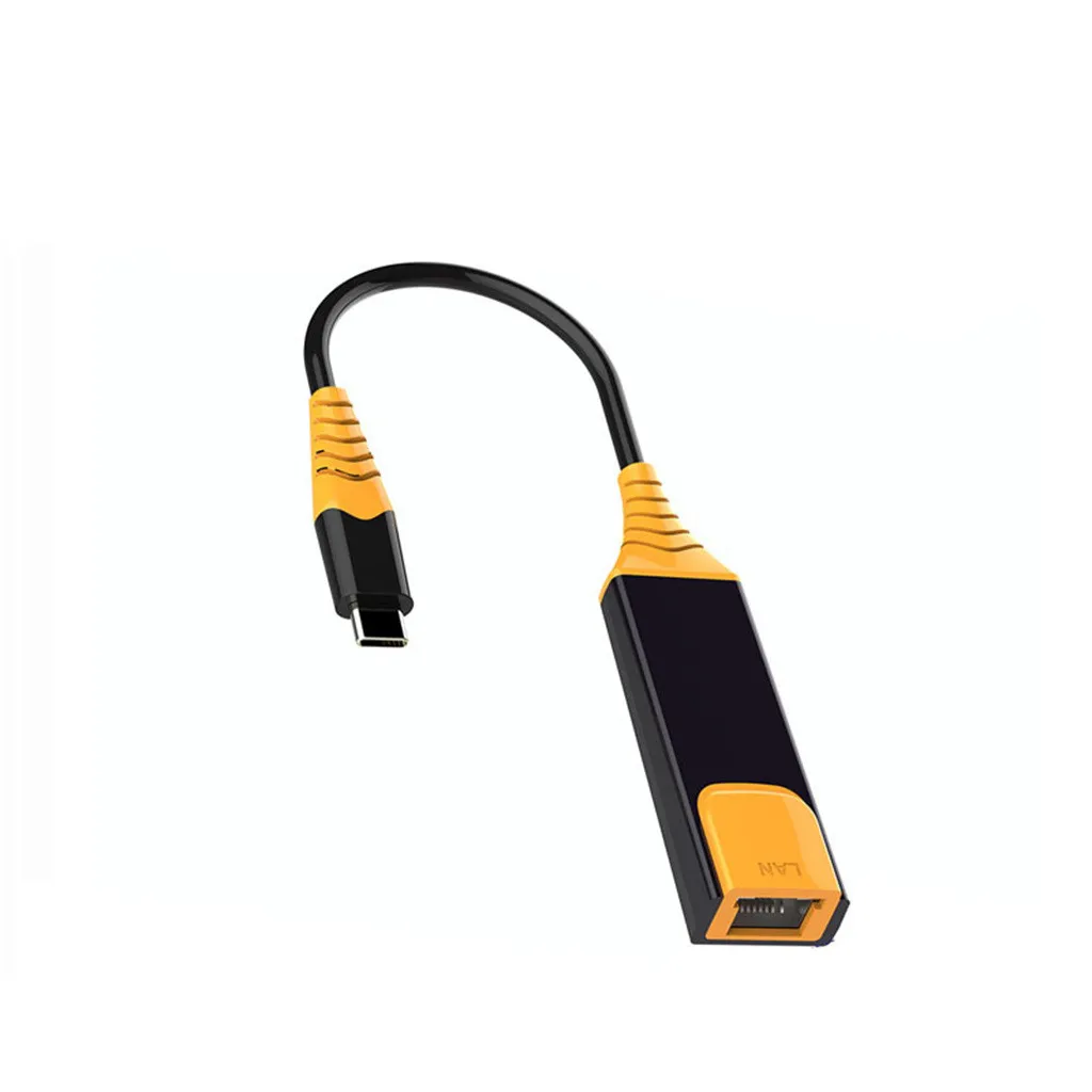 

Ouhaobin USB-C to Ethernet Adapter USB 3.1 to RJ45 HUB for Network Ethernet Adapter Network USB Lan