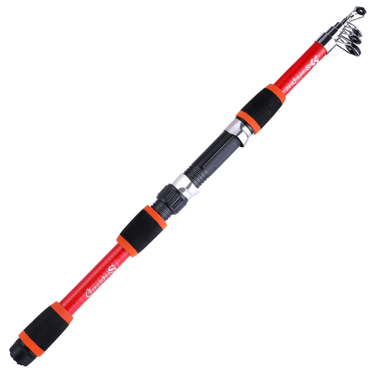 Sougayilang 1.8M Telescopic Spinning Fishing Rods Feeder Carp Fishing