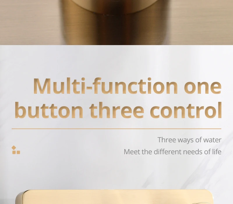 Brushed Gold Shower System  10 Shower Faucet Set Bathroom Rain Shower head and 3-Setting Handheld Shower Head Set (9)