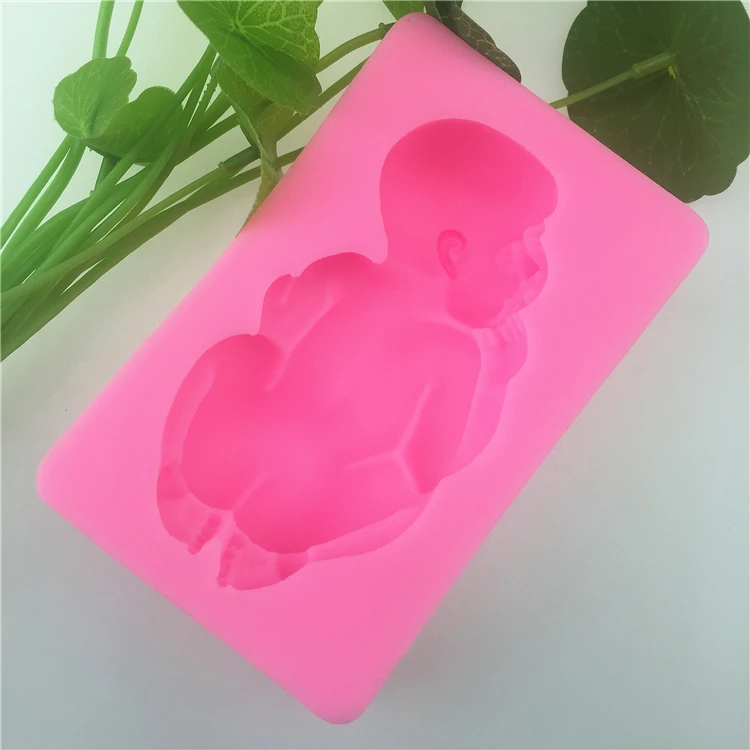 1 шт. Спящая 3D детская модель для детского душа подарки силиконовые формы Помады кремния формы торта украшения инструменты