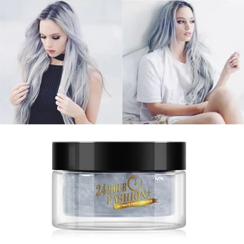 

Disposable Hair Dye Mud No Stimulation Natural Hair Coloring Wax Non-toxic Multi-color Hair Dye Cream Hair Care & Styling 80ml