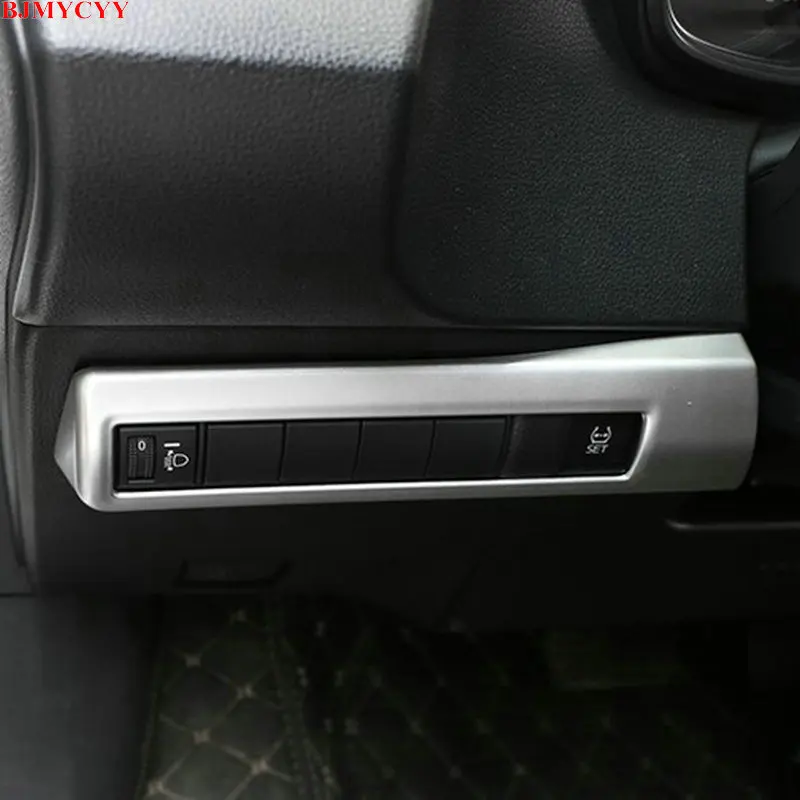 Декоративная рамка переключателя фар BJMYCYY для Toyota corolla E210 2019 2020|Наклейки на