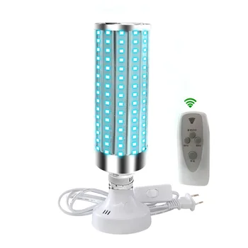 

60W UV Germicidal Lamp E26/E27 Led UV-C Light Bulb AC85V-265V UV Disinfection Bulbs Eliminate Viral Bacteria For Family Hotels
