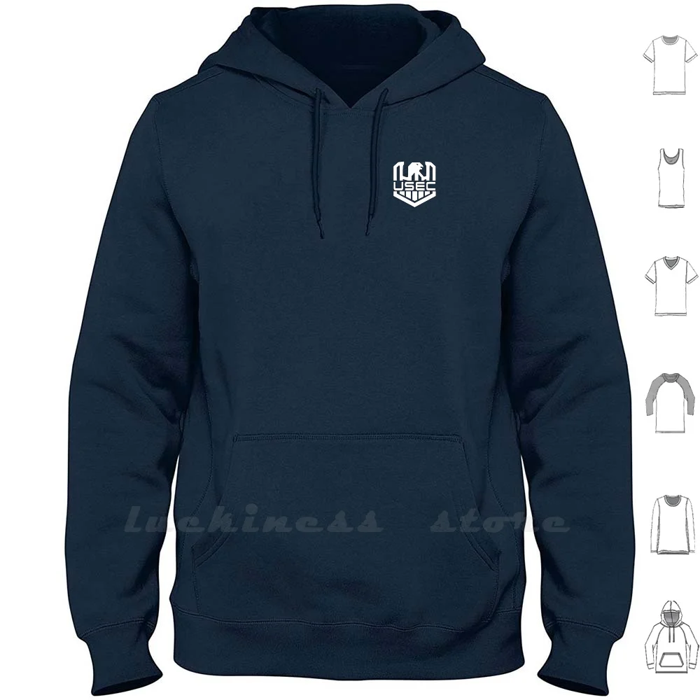 Usec-Escape From Tarkov Felpa Con Cappuccio Manica Lunga Escape Tarkov Bear Insignia Logo Military Mil Sim Cosplay