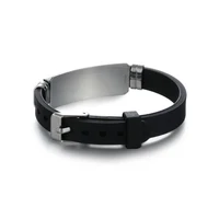 Stainless Steel Engravable Medical Alert Id Bracelets 5