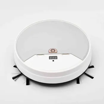 

Light Robot Vacuum Cleaner with Strong Suction and Remote Control Super Quiet Design Ultra-slim Body Touch Switch Dust Box CE