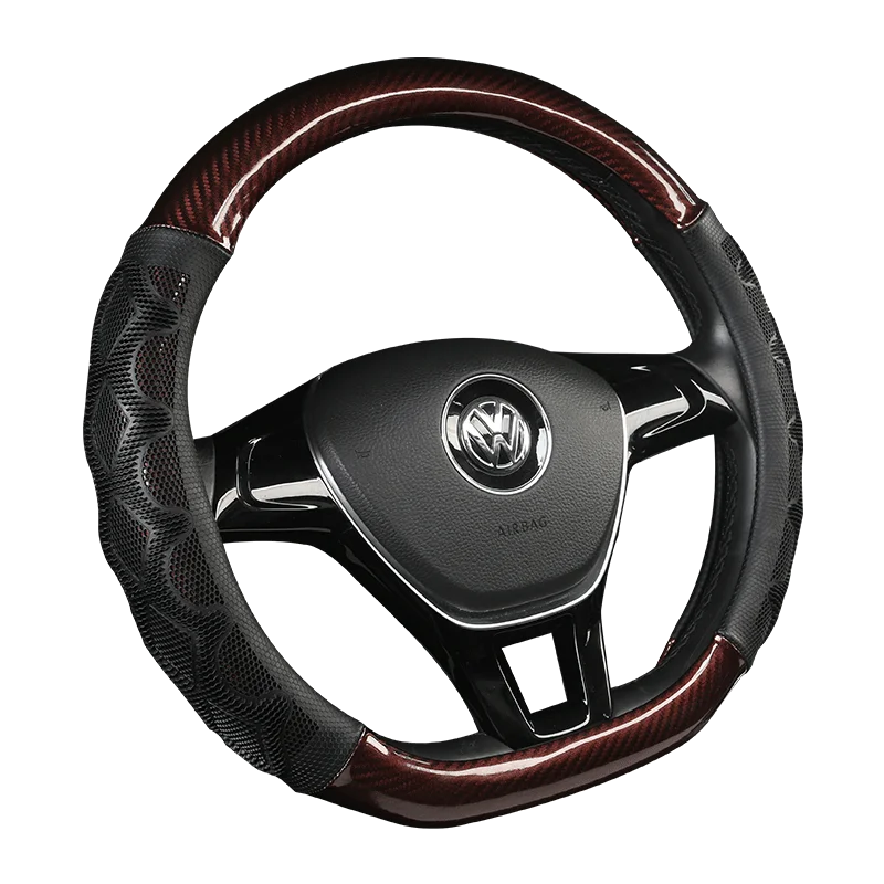 Углеродное волокно, кожаный чехол на руль для автомобиля для Nissan Almera 2000-2003