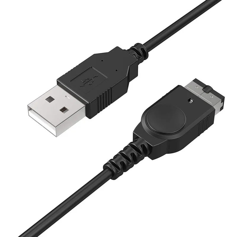 1 шт., 1,2 м, черный usb кабель для зарядки, кабель для зарядки, совместимый с/SP/GBA/GameBoy/nintendo/DS/для NDS