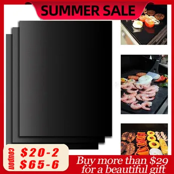 

Reusable Non Stick Baking Paper High Temperature Resistant Teflon Sheet Oven Microwave Grill Baking Mat Baking Tools