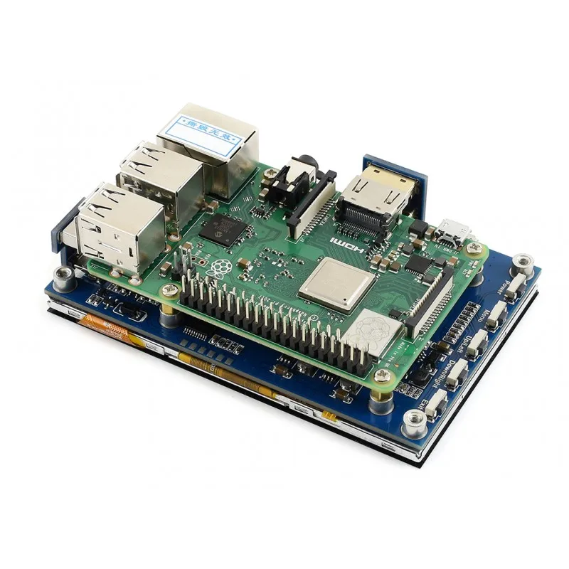 Waveshare   4, 3, ο  ġ ũ, 4.3 ġ HDMI LCD (B), 2 W 800  480 ػ IPS ÷