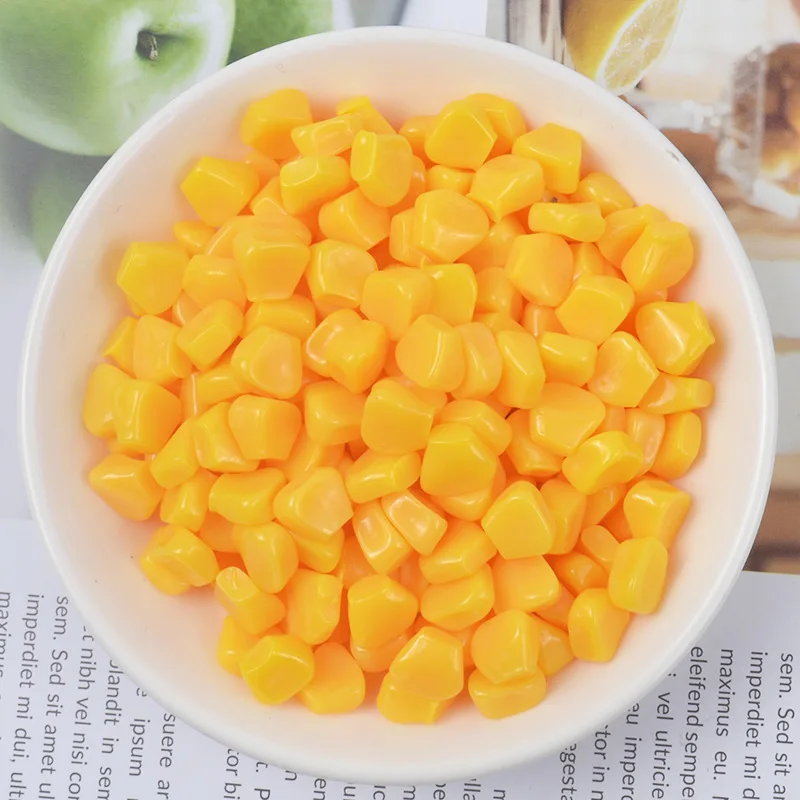 Addition Slime Supplies Accessories Corn Kernels Mold Decoration for Charm Lizun Slime Filler Slime Kids Toys Decoration Gift