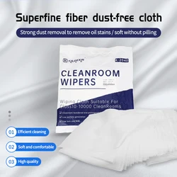 Lingettes nettoyantes en tissu doux pour salle blanche, 100 pièces, 200 pièces, 400 pièces/sac, outil de réparation d'écran LCD de téléphone portable, paquet de sacs 