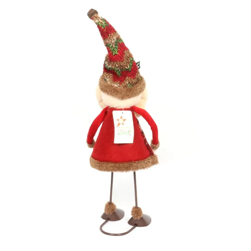 

2018 Creative Dynamic Swing Santa Claus Snowman Dolls Standing Ornaments Christmas Decoration Supplies Kids Gifts Christmas Toy