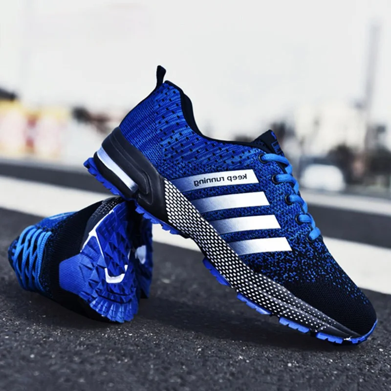 Zapatos informales transpirables de malla para hombre, zapatillas ligeras con absorción de impacto estable, antideslizantes, para parejas, la sportiva, 2020