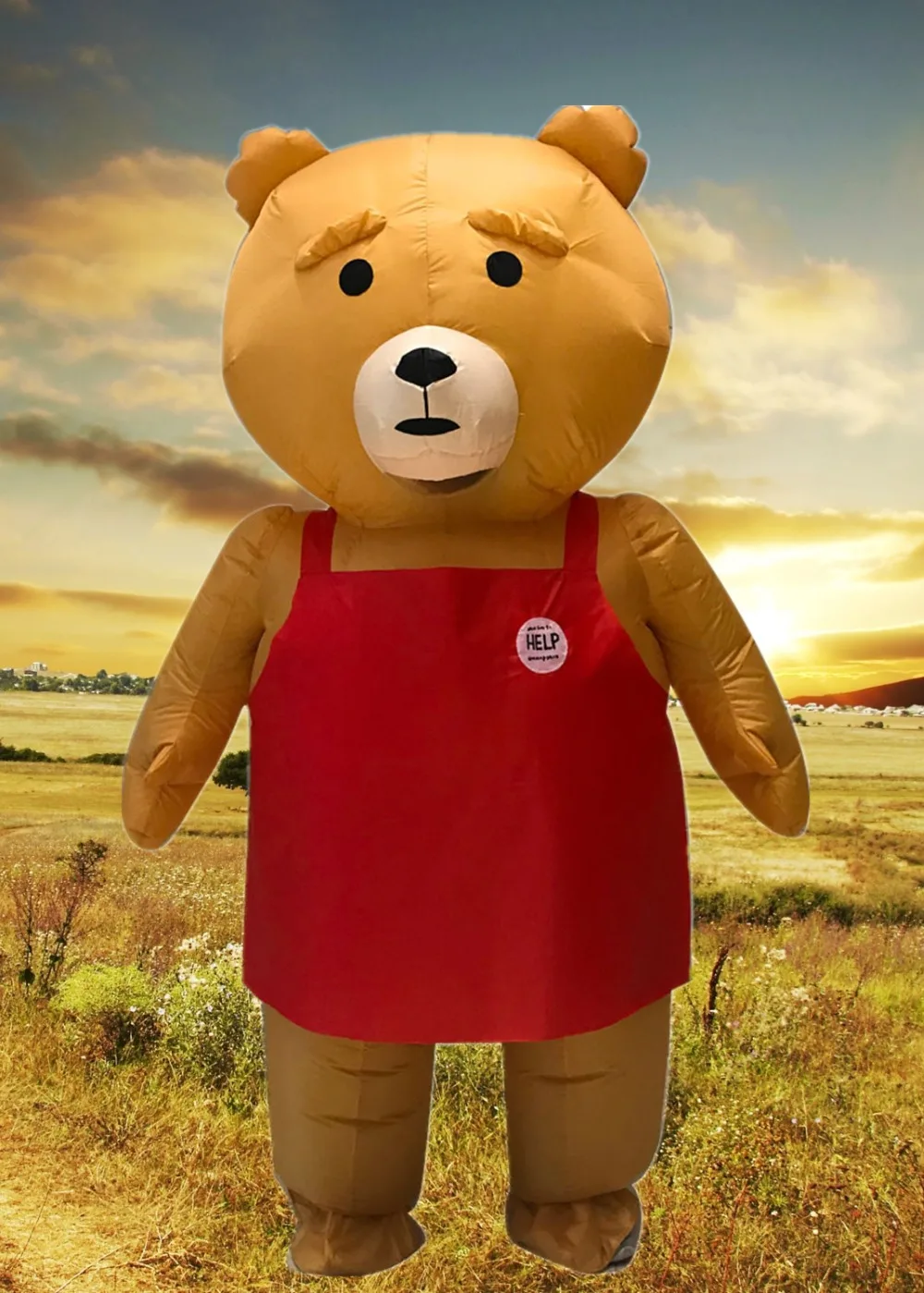 

Teddy Bear Inflatable Costumes Halloween Anime Unisex Adult Animal Inflatable Costume for men women Fancy Party Dress