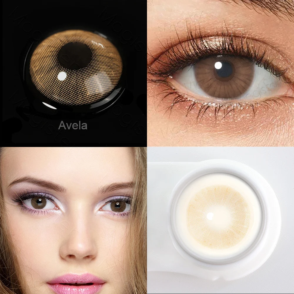 Lentille de couleur naturelle pour les yeux, lentilles de Contact de couleur  annuelle pour les yeux, beauté des yeux, [C6FA46A] - Achat / Vente lentilles  de contact - Cdiscount