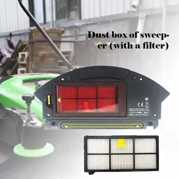 

High Quality Garbage Collection Filter Dust Box For Irobot Roomba 800 900 Series 870 871,860,861,880 885,960,964