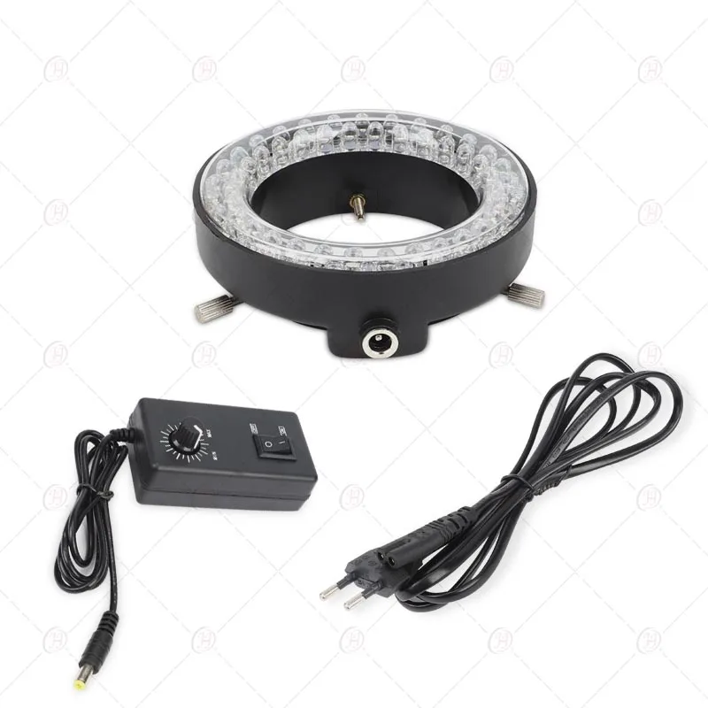 

ЮВЕЛИРНЫЕ ИНСТРУМЕНТЫ, 60 светодисветодиодный, регулируемый кольцевой светильник, осветительная лампа для стерео микроскопа, кольцевой светильник