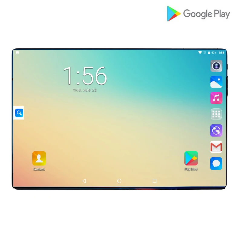 

2020 New T10 Pro Mobile Phone Android 9.0 Tablet 10 inch MTK Octa Core 6GB RAM 128GB ROM 8MP Dual Camera 3G 4G LTE Tablets 10.1