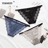 TERMEZY 3pcs Women Low-rise Panties For Women String Thongs Lace G-String Briefs Women Sexy Lace Underwear Solid Sexy Lingerie 1