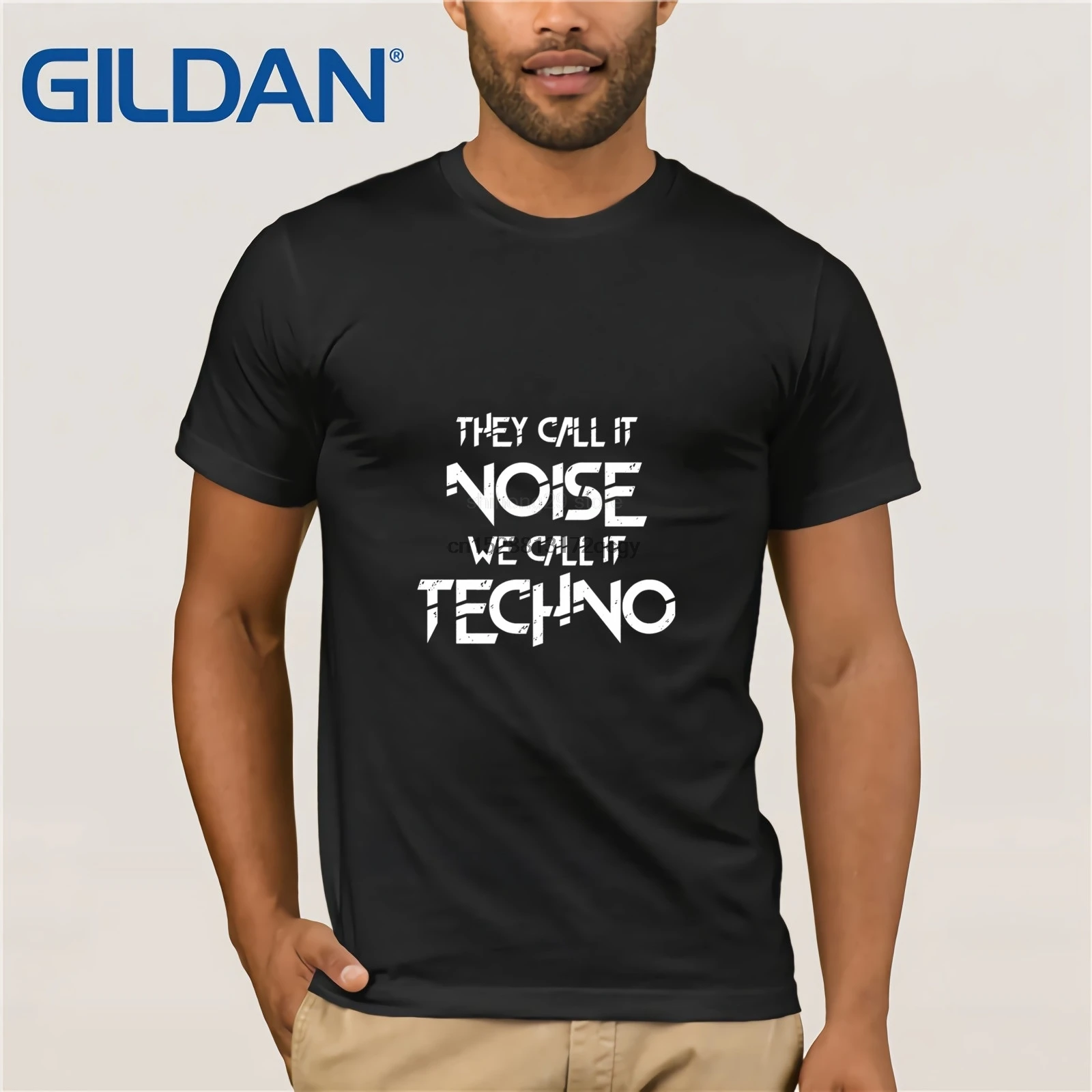 2019 футболка для мужчин они зовут его шум мы называем Techno электронная музыка бренд