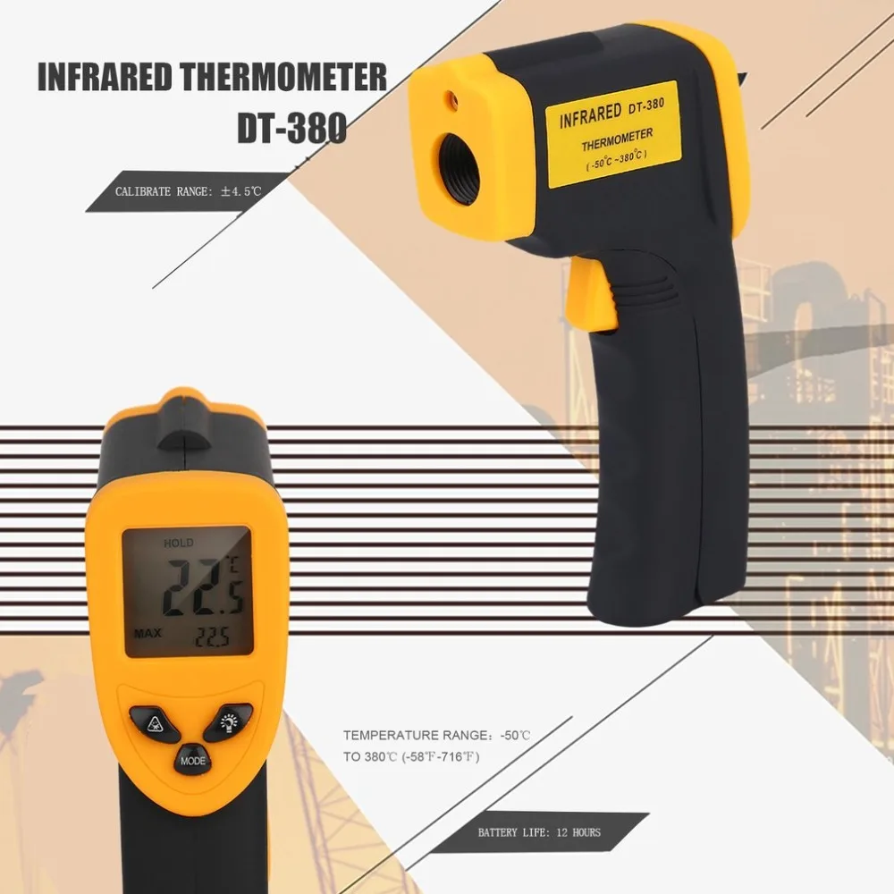 Meteo Infrared Digital Thermometer Professional Hand-held Non Contact weather station Infrared Thermometer