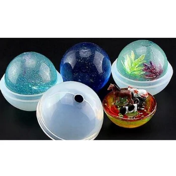 

2 Sets Silicone Mold 3D Ball Shaped 40mm 60mm Handicraft Moulds for Polymer Clay, Crafting, Resin Epoxy, Jewelry Making